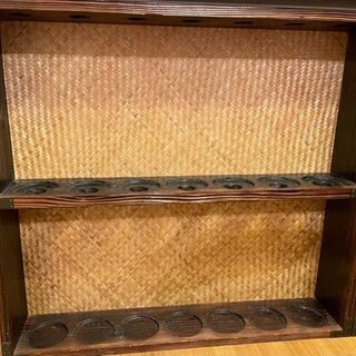 焼酎・日本酒　棚・ラック・杉板②
