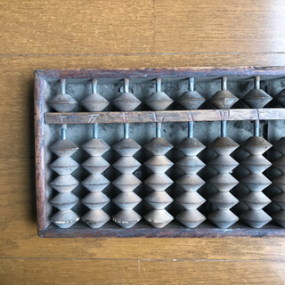 値下げ♫算盤　そろばん☆レトロ☆本カメ石鹸☆中古品の画像