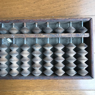 値下げ♫算盤　そろばん☆レトロ☆本カメ石鹸☆中古品の画像
