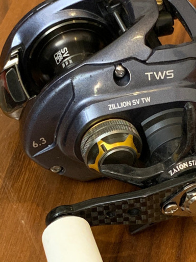 ダイワ　ジリオン SV TW 106SV-H ハンドル交換　中古　バスリール
