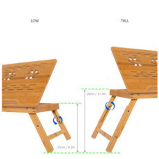折り畳みローテーブル　ノートパソコンデスクの画像