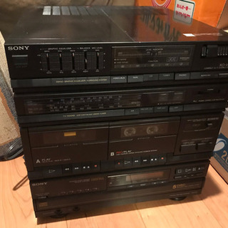 近日処分】SONY XO-V505 オーディオデッキセット ジャンク (逸見