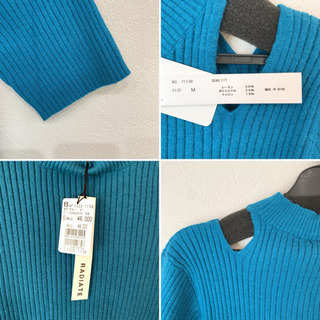 定価：¥8000【新品未使用】ヤマダヤ RADIATE ショルダースリットニットの画像