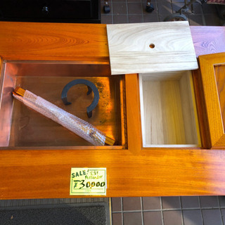 美品！　火鉢付き座卓　五徳　火箸付き