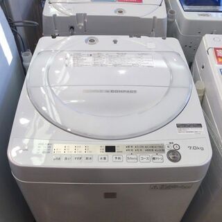 【安心6ヶ月保証付】SHARP 全自動洗濯機 ES-G7E5 2017年製【ﾄﾚﾌｧｸ桶川店】 安心6ヶ月保証付】SHARP 全自動洗濯機 ES-G7E5 2017年製【ﾄﾚﾌｧｸ