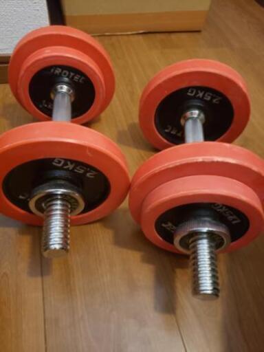 受付終了  アイロテック ダンベル(片手10kg×2)