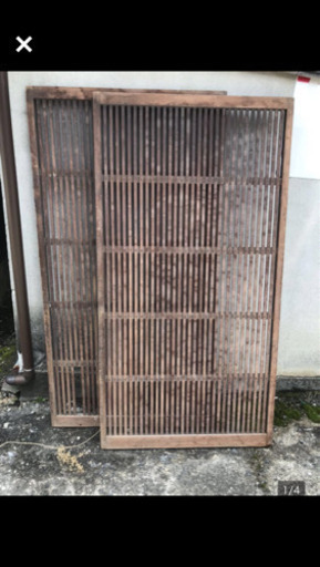 古民家 ★時代物★格子戸★177.5センチ★