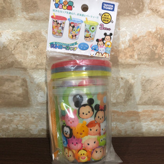新品ツムツム　ストローカップの画像