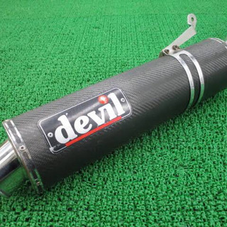 絶版レース用devil管マフラー　サイレンサーのみ　スリップオン