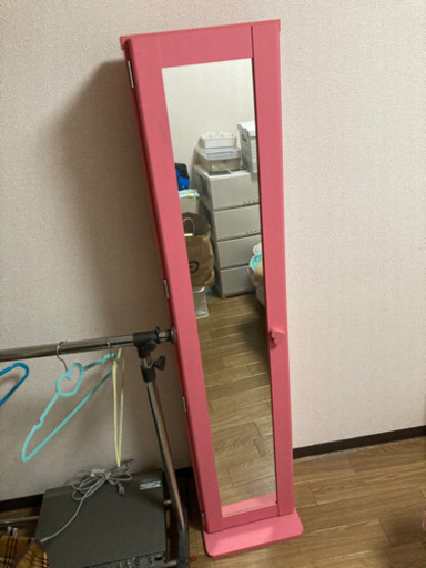 ミラードア付き棚