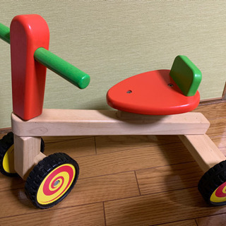 木製 三輪車