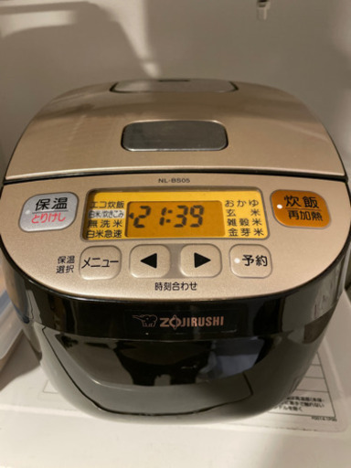 商談中【炊飯器】象印3合炊き用