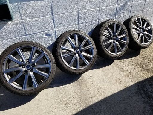 LEXUS レクサス GS F SPORT 純正19インチアルミホイール/DUNLOP スタッドレスタイヤ/４本セット