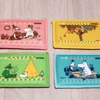 ムーミンマイクロファイバースポンジ4個セット(新品)