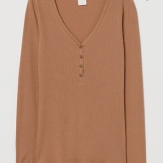 H&M リブトップス