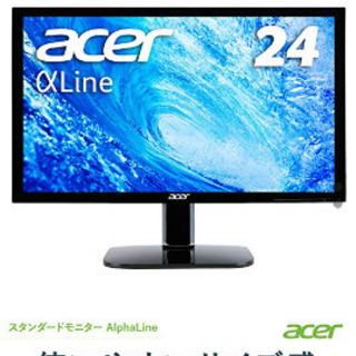 acerの24インチモニターの画像