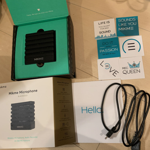 次世代コンデンサーマイク　Mikme Microphone