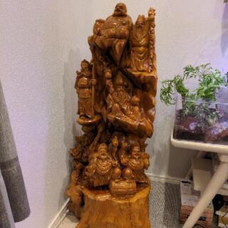 最終　七福神　木彫り