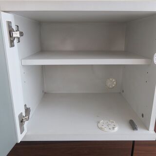 ニトリ 箱型ガラスキャビネット 幅45.3cm x 奥行き 39cm x 高さ 41.4cmの画像