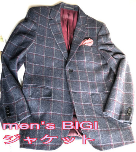MENS BIGI ジャケット　チェック