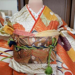 振袖⑧、長襦袢、袋帯、小物 7点セット