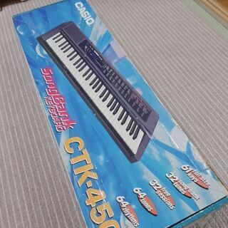 CASIO（カシオ）のキーボード　ctk-450 ブラックの画像