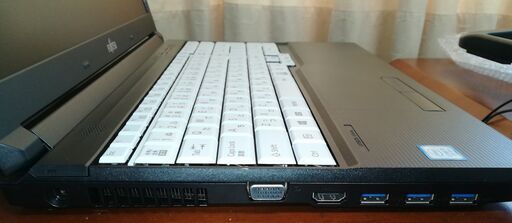 富士通ノートLIFEBOOK A577/PX(CPU⇒Core i3-7100U 2.40GHz搭載、メモリー4GB、HDD500GB