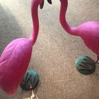 ピンクフラミンゴ　2匹セット
