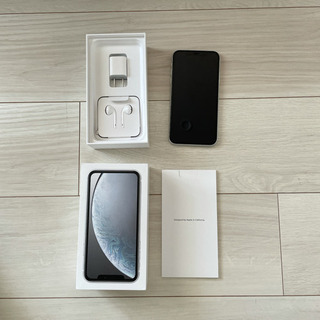 iPhoneXR 128GB 白 美品 SIMロック解除済