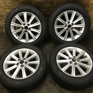 【BS BLIZZAK VRX2 215/55R17】スタッドレス【トヨタ カムリ 純正ホイール 17インチ 7J5HPCD114.3+45】2019年製 バリ溝　(VVT64) クレジットカード QR決済可能
