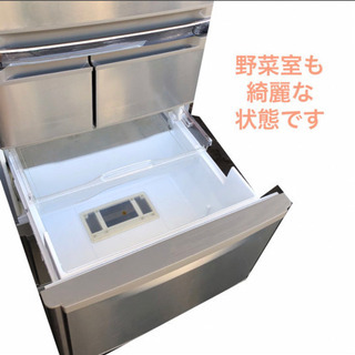 ☆送料設置無料　三菱　大型冷蔵庫自動製氷機能付き　401L　木目デザイン 4471◁送料設置無料 三菱 大型冷蔵庫 木目デザイン 517L 4471◁送料