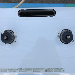 2014年製 グリル使用数度 Rinnai リンナイ 左強火力 高機能 都市ガス用 ガスコンロ ガステーブル 水無し両面焼き RT62WHT-L 説明書付の画像