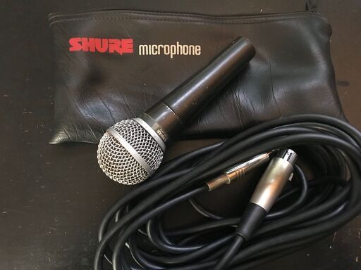SHURE SM58 ボーカルマイク　コード付き