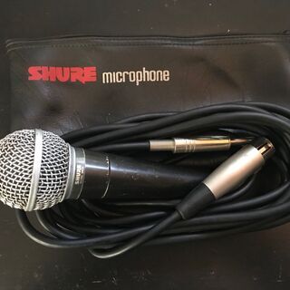 SHURE SM58 ボーカルマイク　コード付きの画像