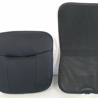 【未使用】アイリスプラザ　メッシュチェア　キャスター付き　ブラック　7057094の画像