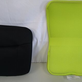 【未使用】アイリスプラザ　メッシュチェア　キャスター付き　グリーン　7057095の画像