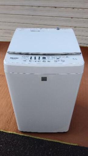 Hisense　洗濯機　4.5k 2017年製　中古美品