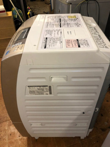 【市内配送込】日立製ドラム式洗濯機　BD-S7400 6\9kg 【美品】