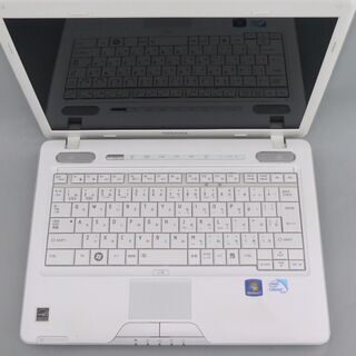 送料無料 ホワイト限定品 中古美品 Windows10 13.3型 Toshiba dynabook CXE/45KE ノートパソコン Celeron 4GB HDD320GB 無線 Win10 Office