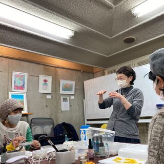【2/12 八王子】猫でもできる！やさしいフラワーレジンアクセサリーワークショップの画像