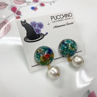 【2/12 八王子】猫でもできる！やさしいフラワーレジンアクセサリーワークショップの画像