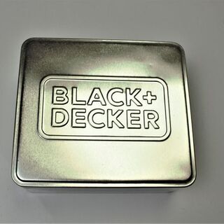 BLACK+ DECKER ウッドキャリアー エンボス缶 ブラックアンドデッカー 佐田工務店の画像