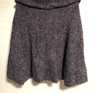 ikka ニットポンチョ　Lサイズの画像