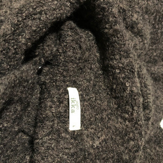 ikka ニットポンチョ　Lサイズの画像