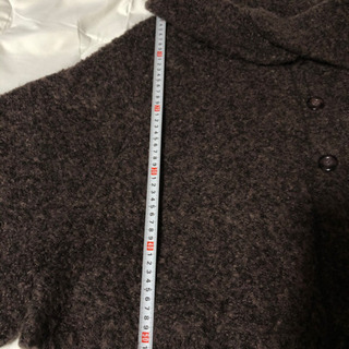 ikka ニットポンチョ　Lサイズの画像