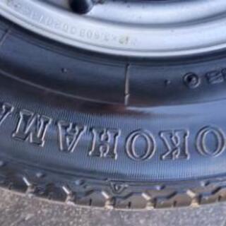 145R12 6PR  日産クリッパー　GBD-U71V 純正　ホイール付きタイヤセットの画像