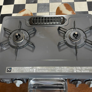 【リサイクルショップ八光　安心の3か月保証　配達・設置OK】KGM563DGR ガスコンロ [2口 /右強火 /都市ガス12・13A] リサイクルショップ八光 安心の3か月保証 配達・設置OK】KGM563DGR