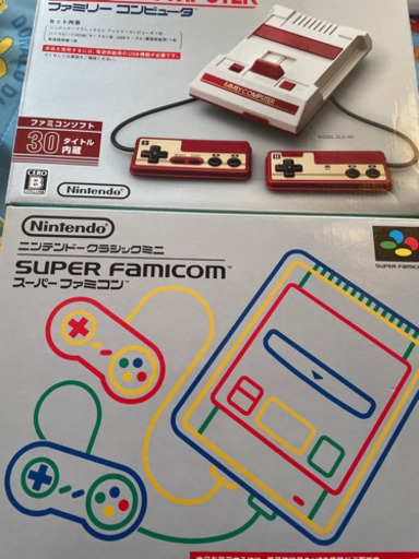 ニンテンドークラシックミニ　ファミリーコンピューター　スーパーファミコンセット