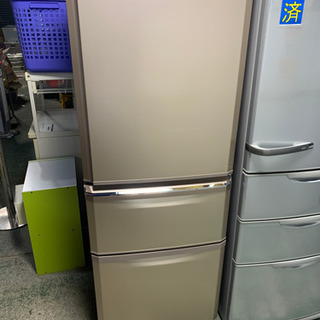 三菱電機 MR-C34D-P 冷蔵庫 2019年製 MITSUBISHI 冷凍冷蔵庫 3ドア MR