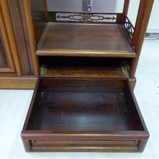 和家具 茶箪笥 幅84cm 茶棚 和風 昭和 レトロ 食器棚 和室 飾り棚 古